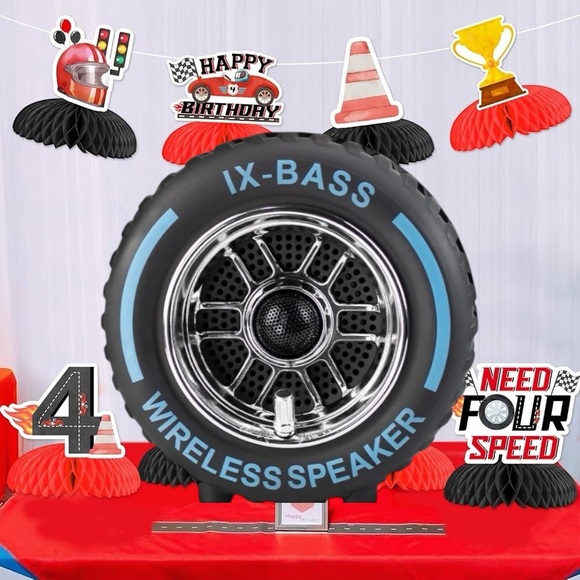 Bass Black and Blue Party Decorations - Picture 1 of 9